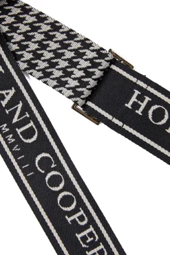 Holland Cooper Abbot Bag Strap Ecru Houndstooth Best