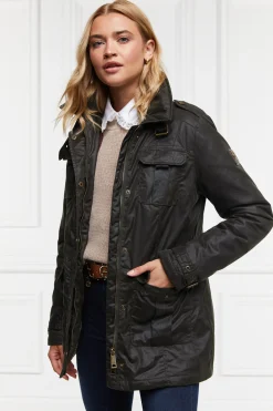 Holland Cooper Alma Wax Artillery Jacket Online