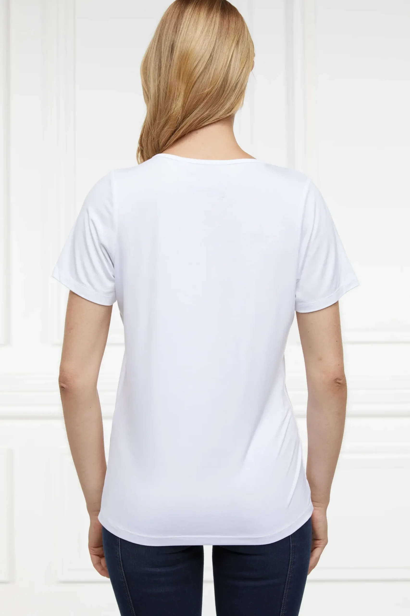 Holland Cooper Amelia Tee White Clearance