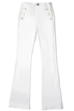 Holland Cooper Amoria Flared Jean White Hot