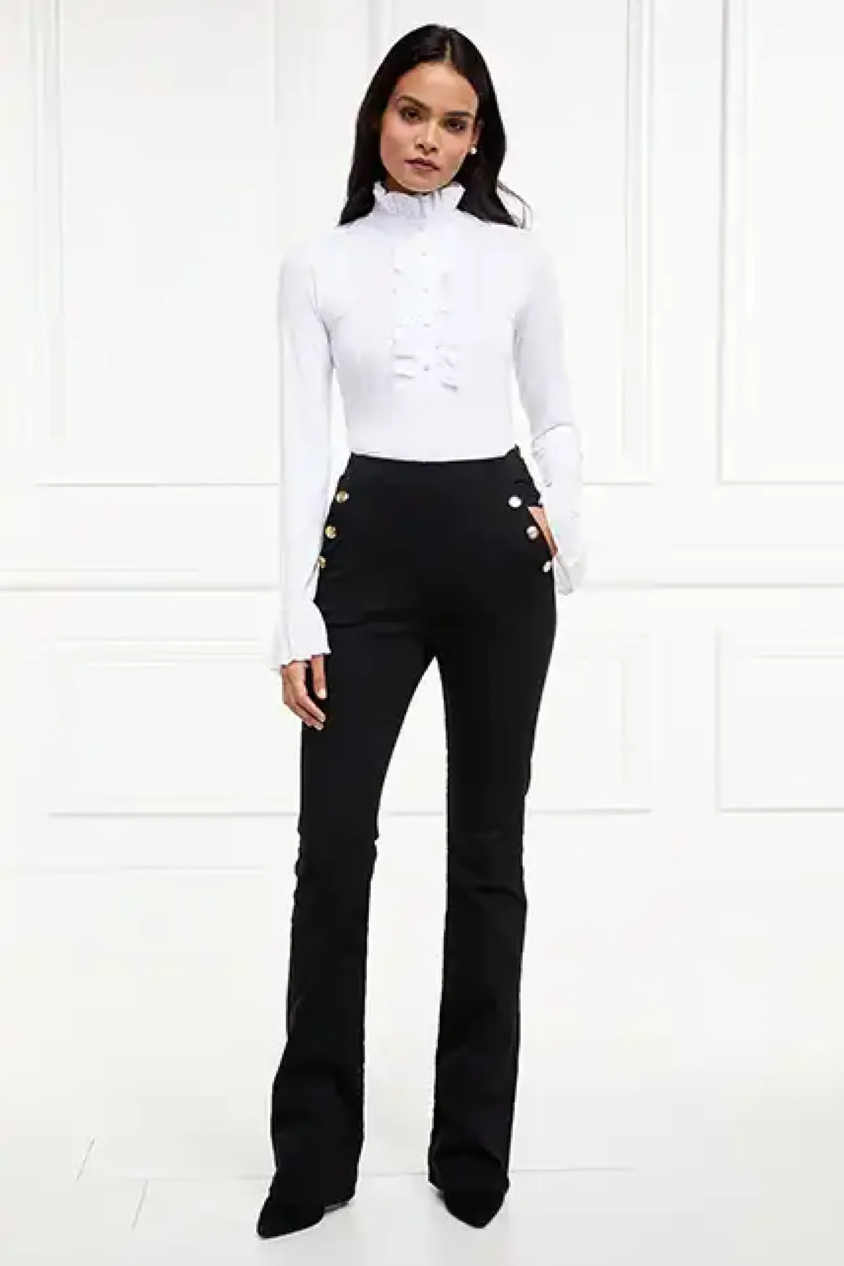 Holland Cooper Amoria Flared Jean Black Best