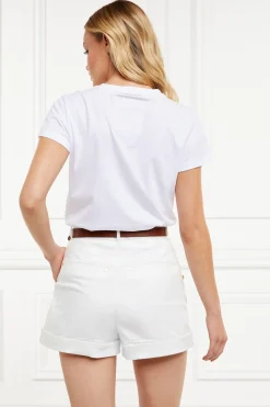Holland Cooper Amoria Tailored Short White Clearance