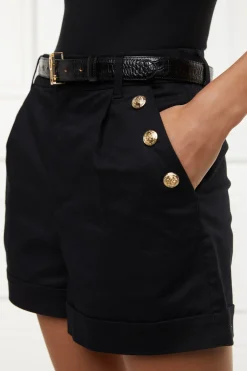 Holland Cooper Amoria Tailored Short Black Discount