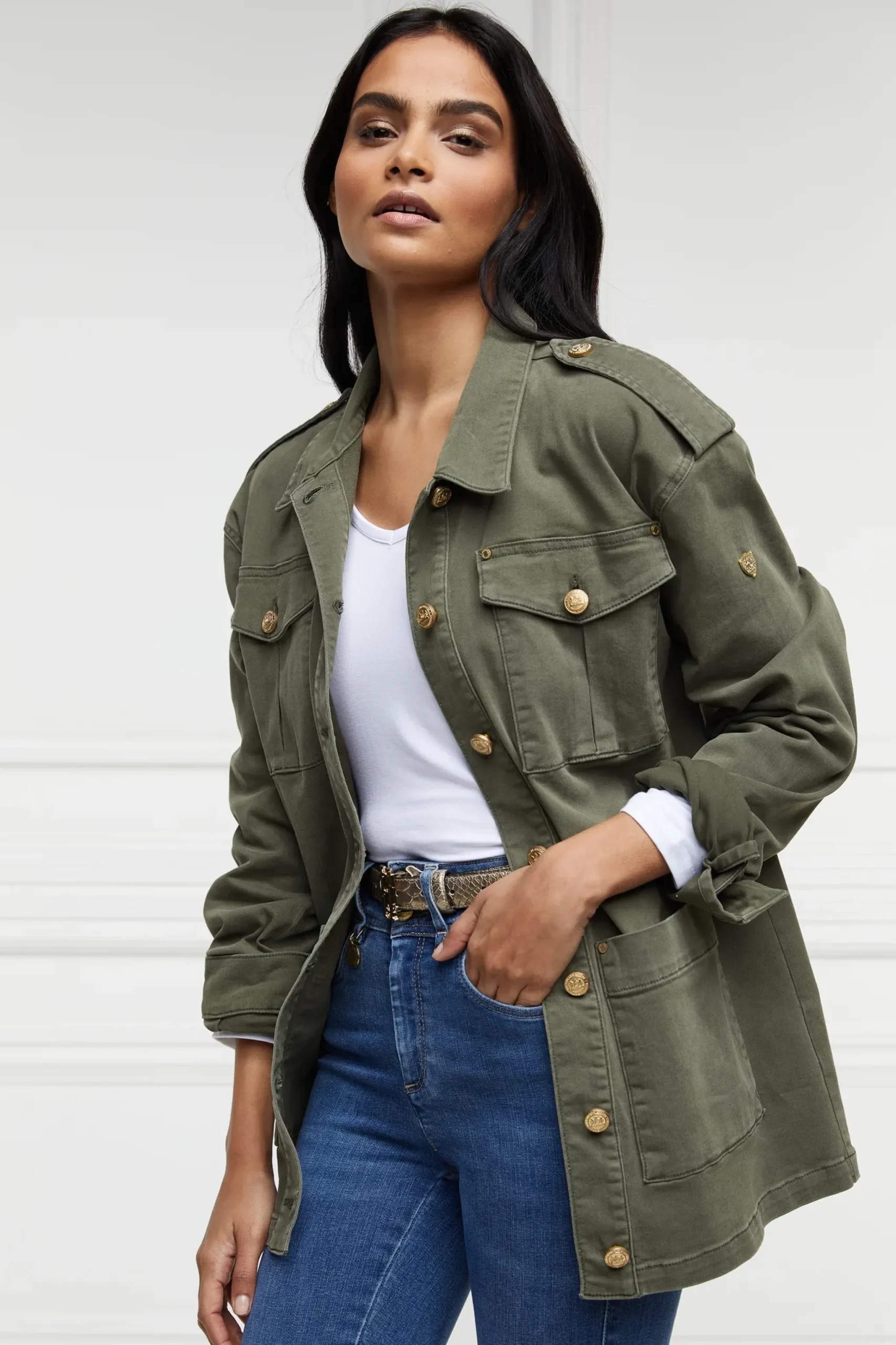 Holland Cooper Artillery Jacket Hunter Green Hot