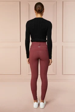 Holland Cooper Ascot Breeches Burgundy Sale