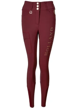 Holland Cooper Ascot Breeches Burgundy Sale