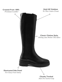 Holland Cooper Astoria Knee Boot Discount