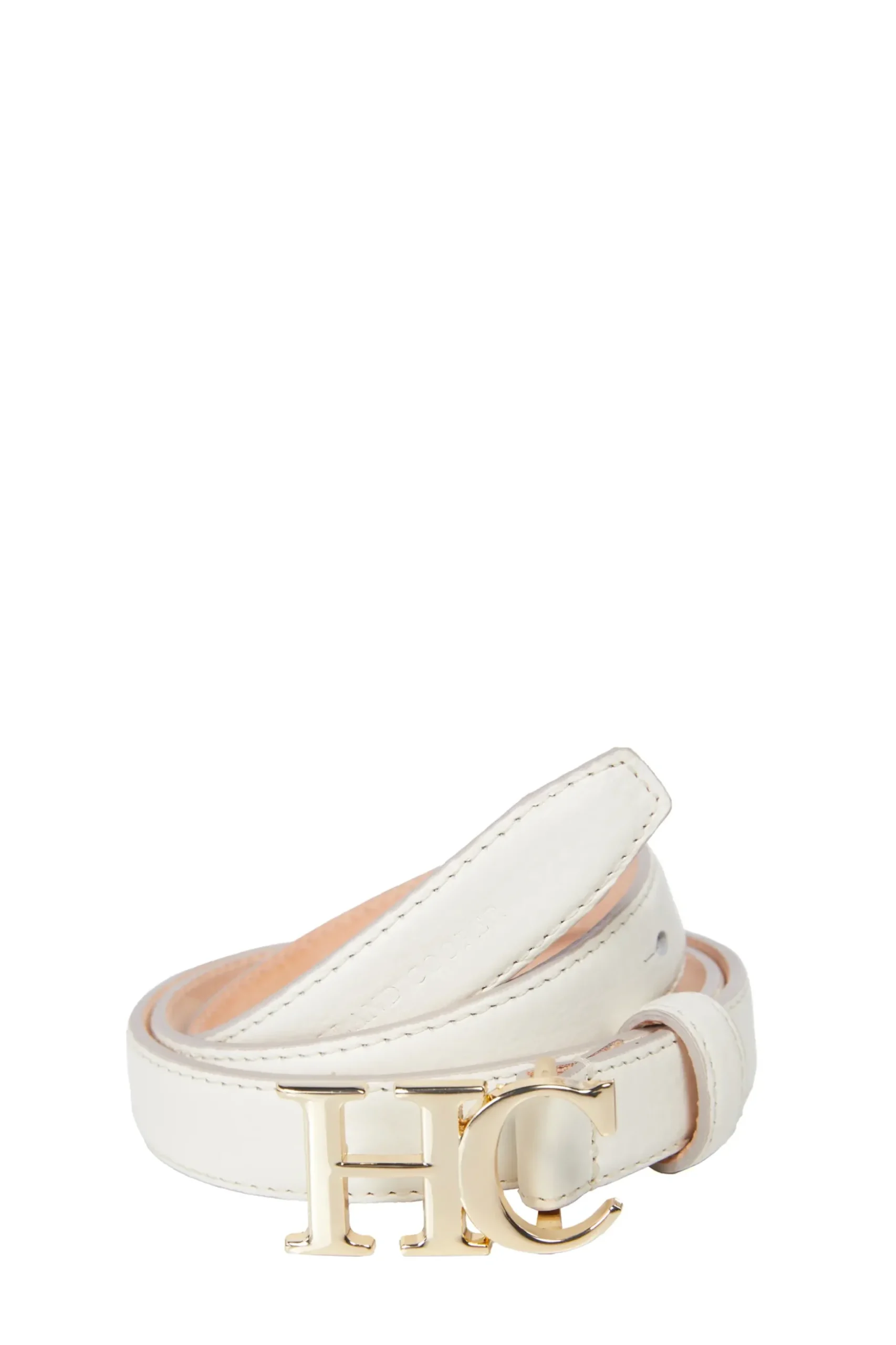 Holland Cooper Atelier Ultra Slim Belt Off White Online