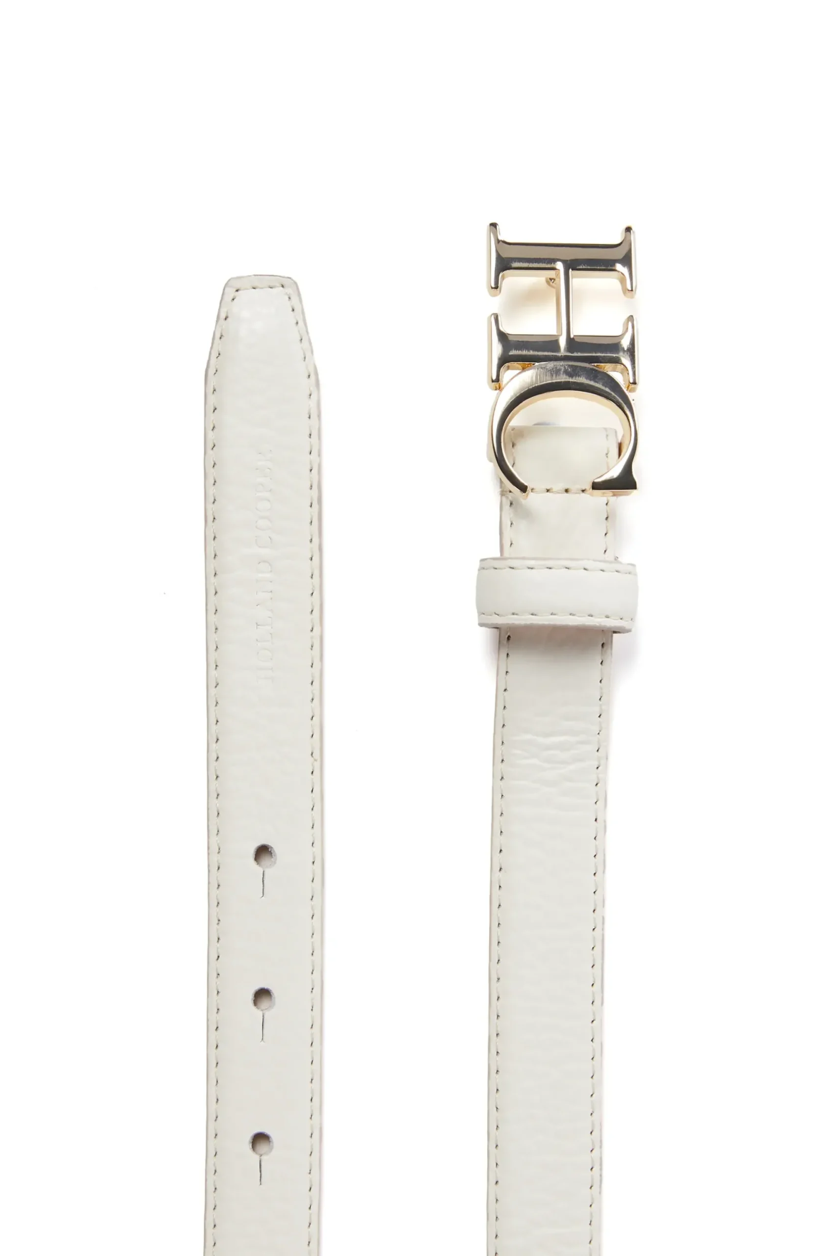 Holland Cooper Atelier Ultra Slim Belt Off White Online