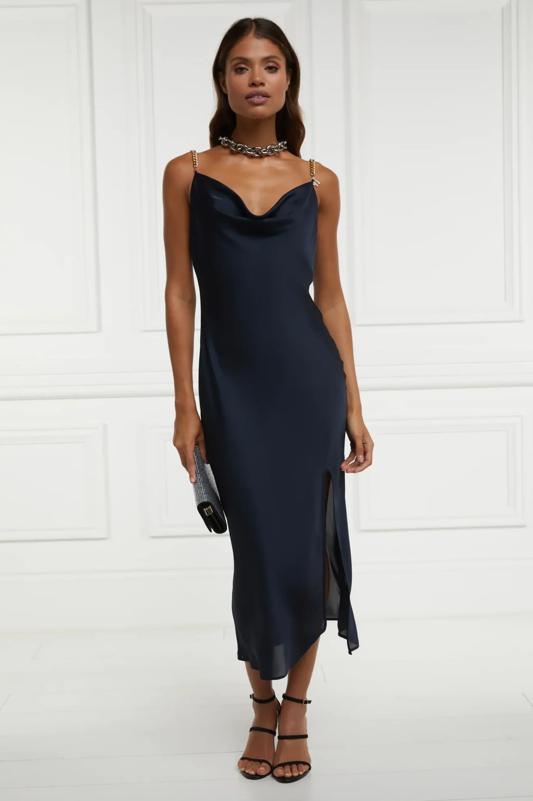 Holland Cooper Aurora Satin Dress Online