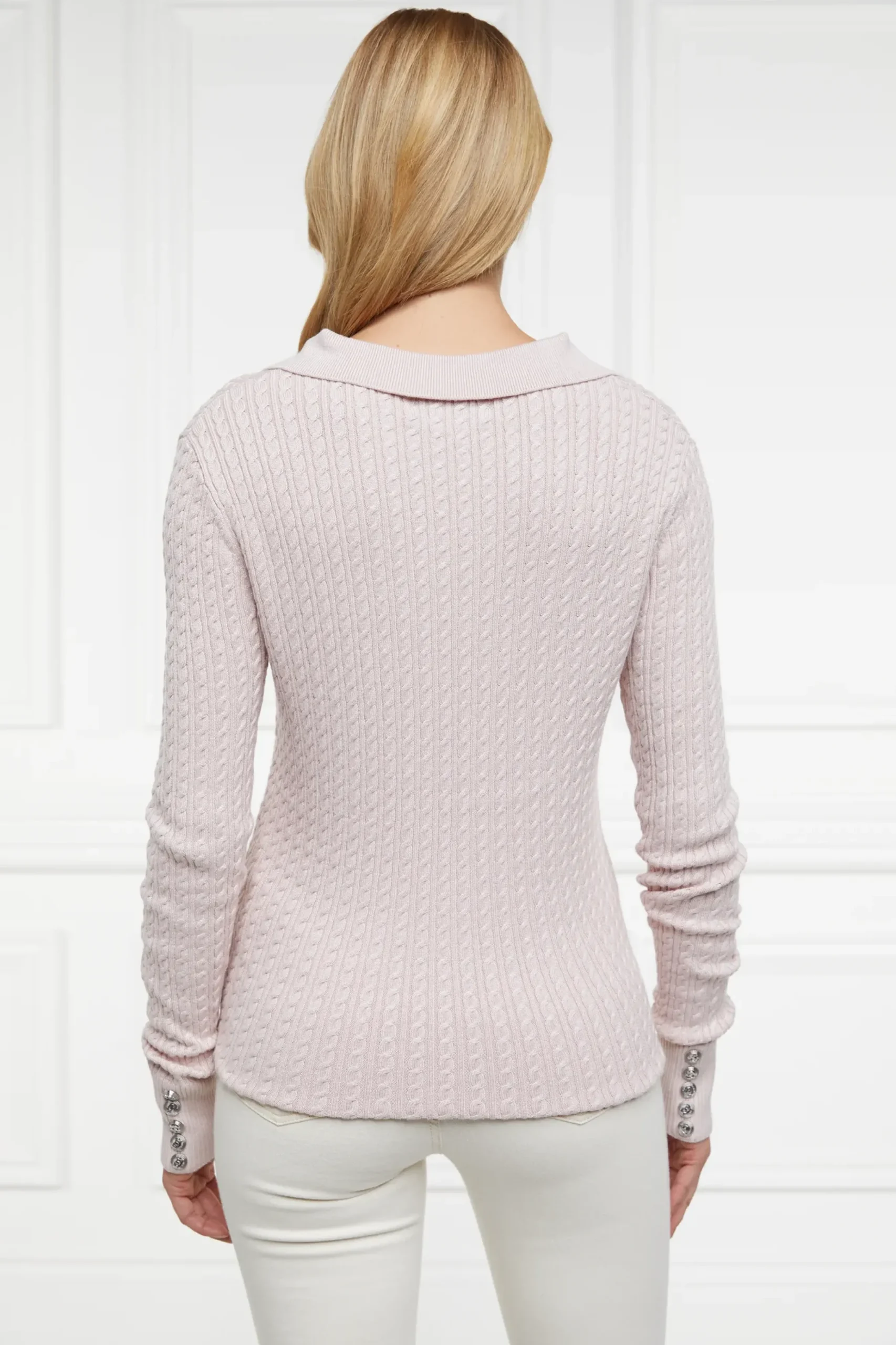Holland Cooper Ava Knit Soft Pink Discount