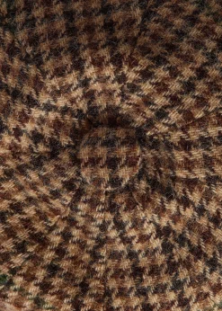 Holland Cooper Baker Boy Cap Hailes Green Tweed Discount