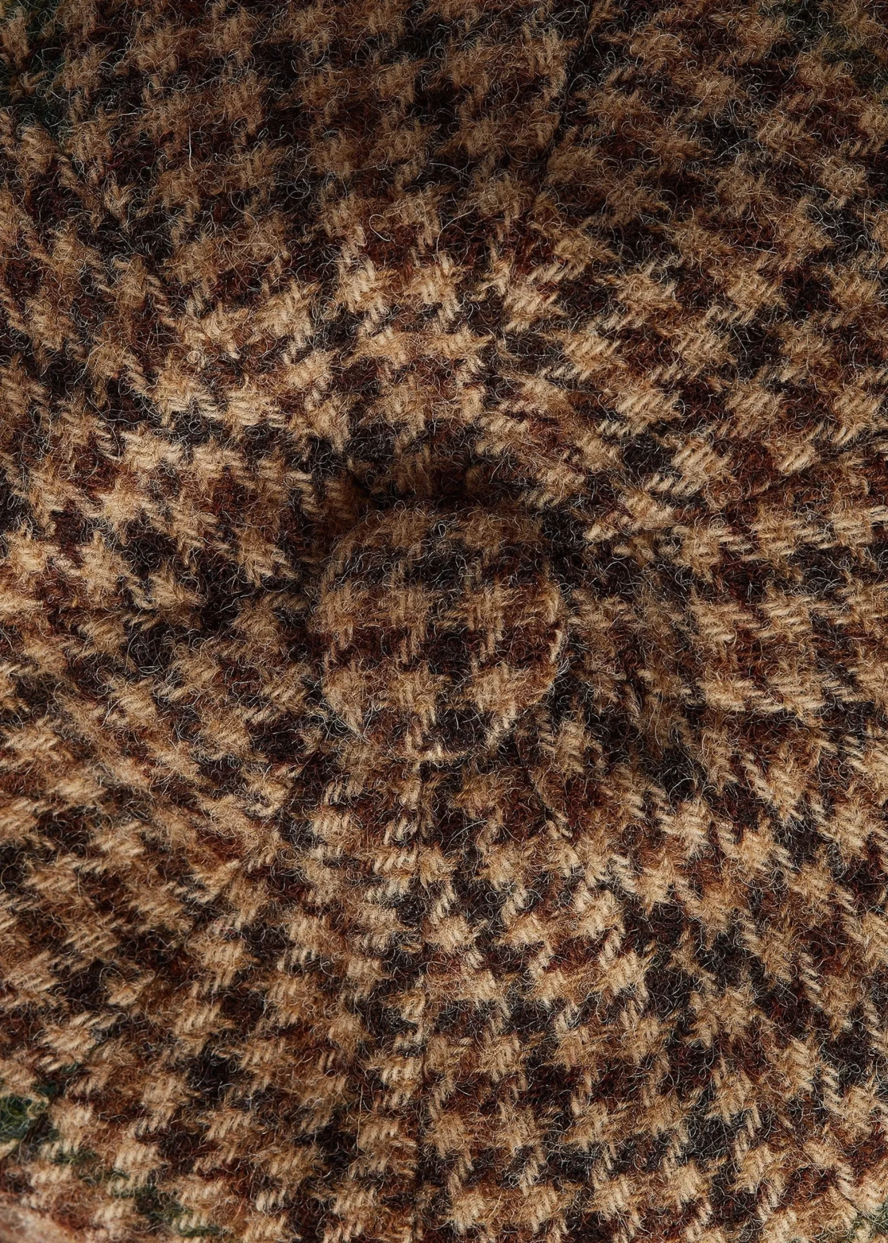Holland Cooper Baker Boy Cap Hailes Green Tweed Discount