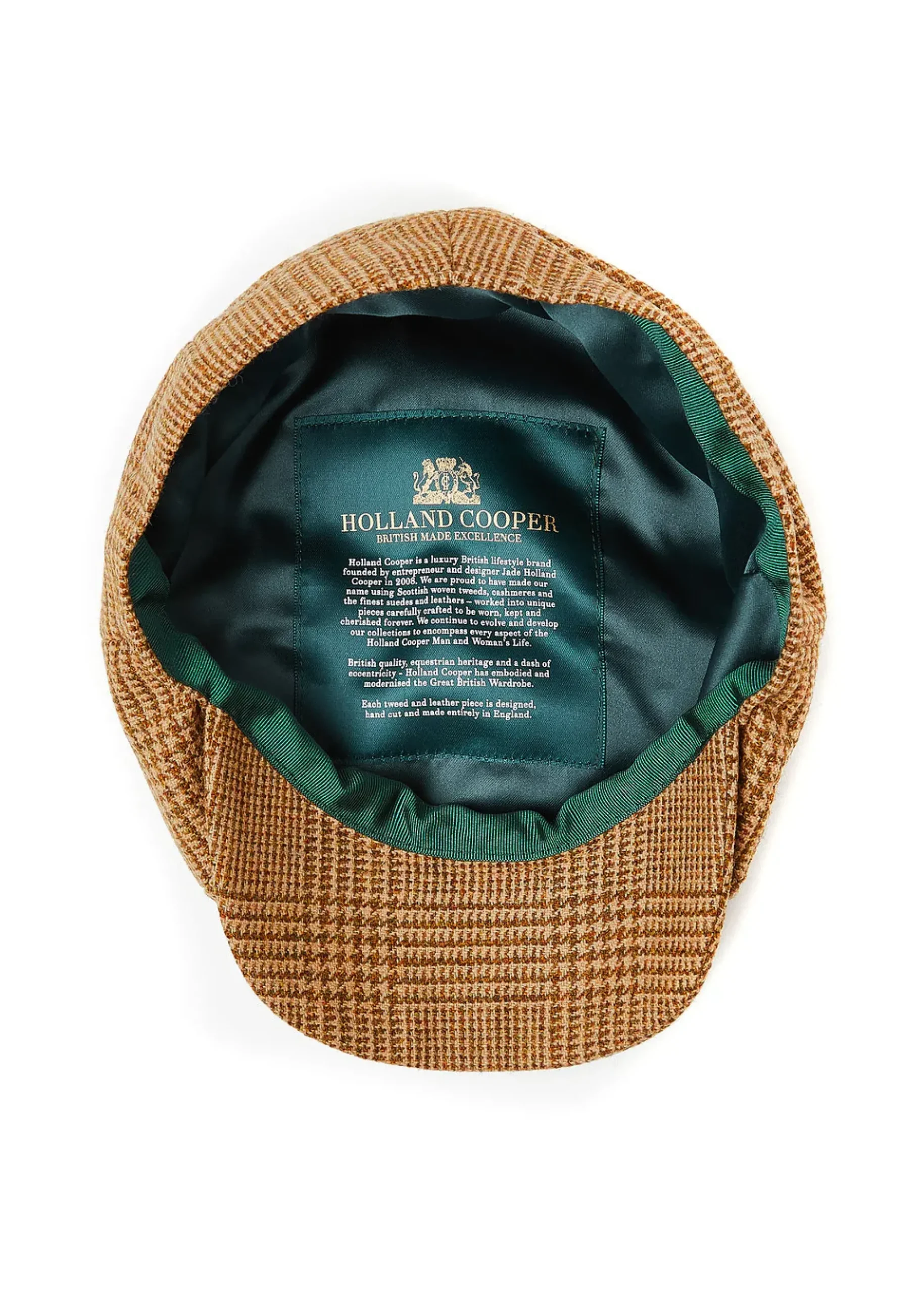 Holland Cooper Baker Boy Cap Tawny Best