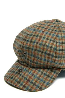 Holland Cooper Baker Boy Cap Bredon Check Clearance