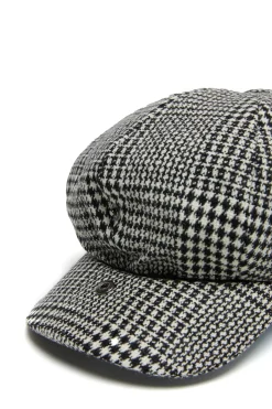 Holland Cooper Baker Boy Cap Prince of Wales Mono Online