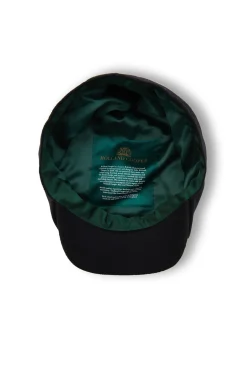 Holland Cooper Baker Boy Cap Black Tweed Online