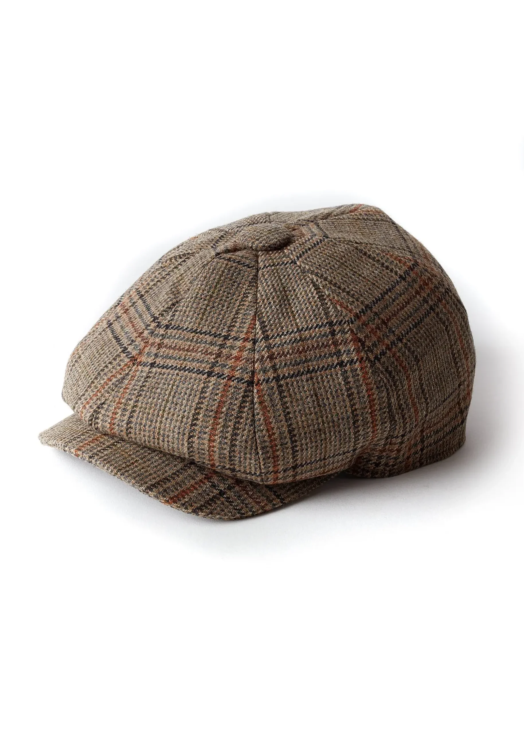 Holland Cooper Baker Boy Cap Bourbon Hot