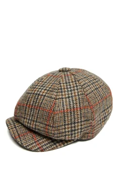 Holland Cooper Baker Boy Cap Orange Windsor Outlet