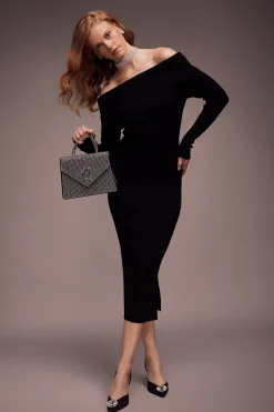 Holland Cooper Bardot Midi Dress Clearance
