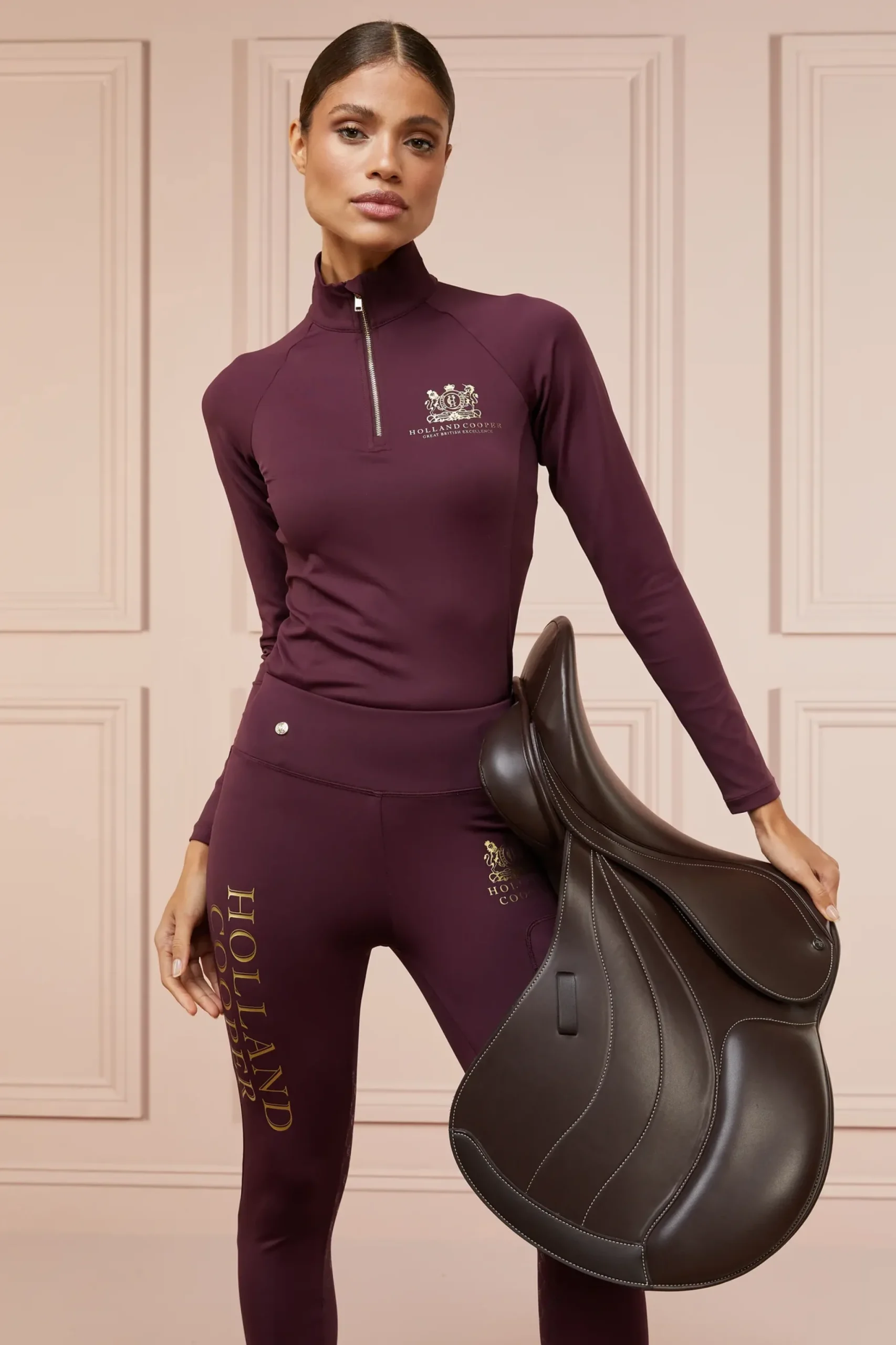 Holland Cooper Base Layer Mulberry Best