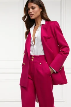 Holland Cooper Belgravia Blazer Hot Pink Barathea Outlet
