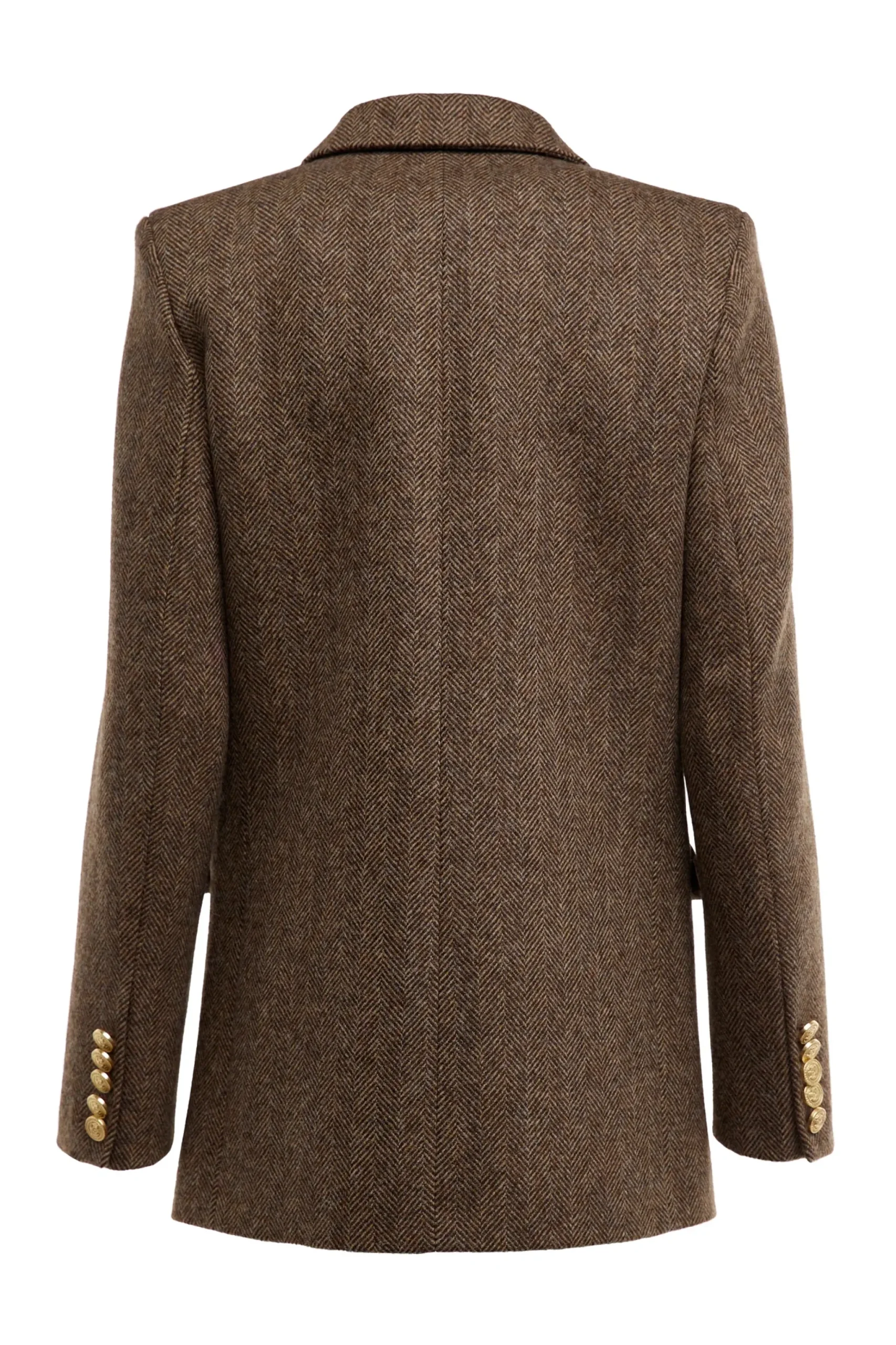Holland Cooper Belgravia Blazer Large Scale Brown Herringbone Best