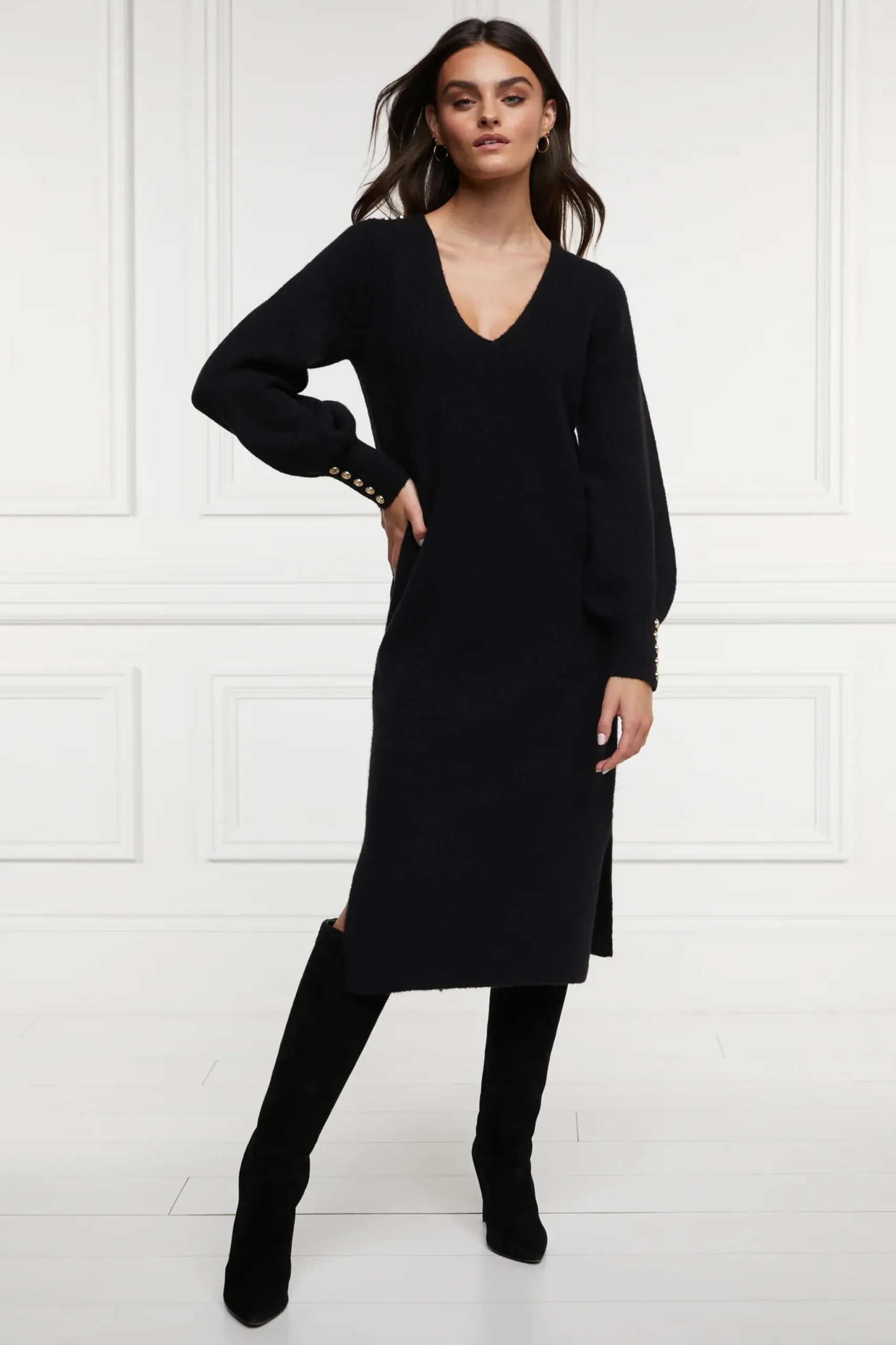 Holland Cooper Berkeley V-Neck Dress Best