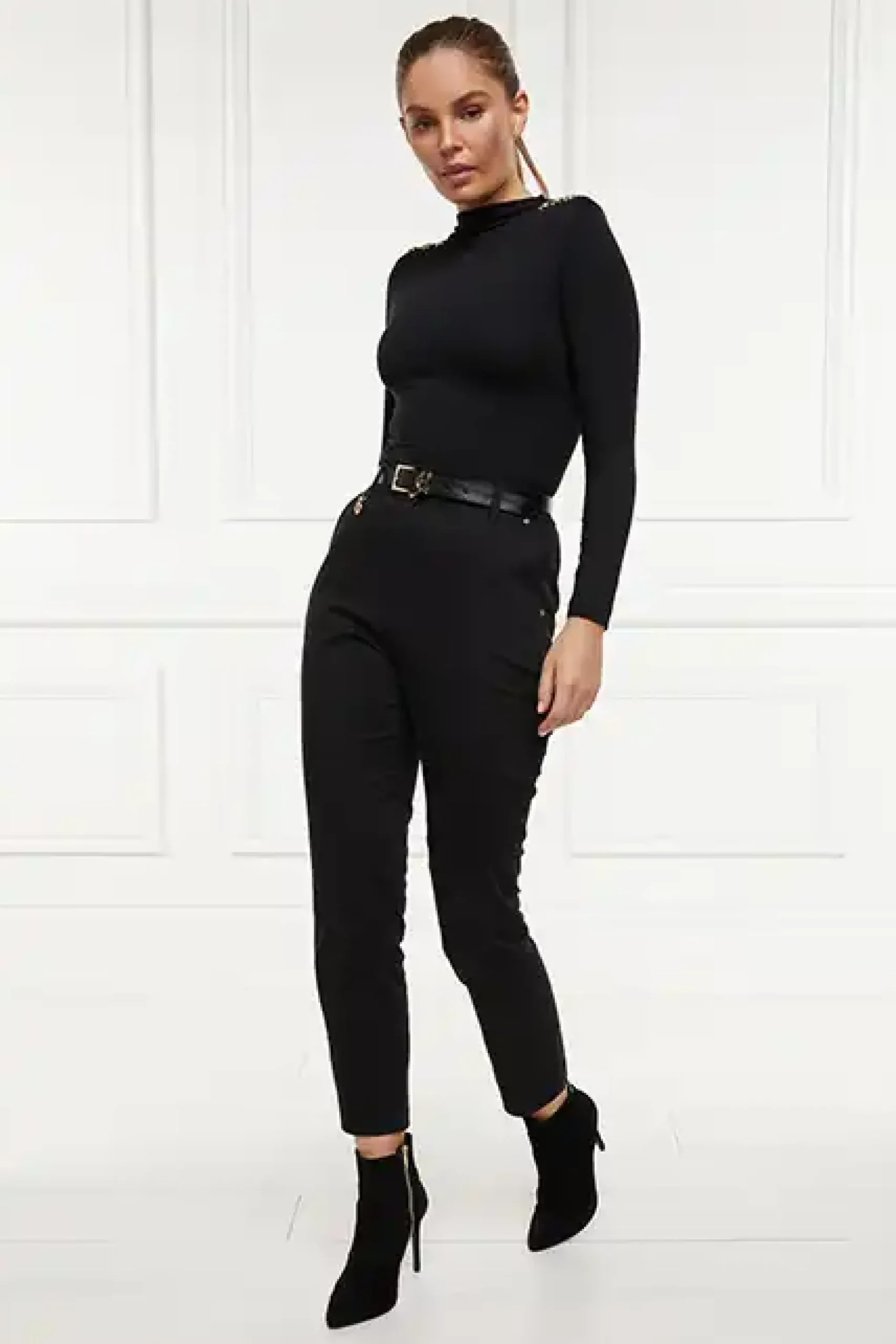 Holland Cooper Bexley Cigarette Trouser Black Hot