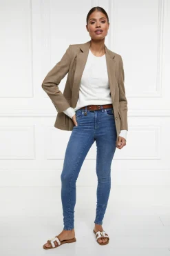 Holland Cooper Bibury Crew Neck Knit Natural New