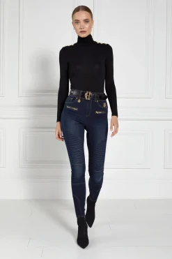 Holland Cooper Biker Jean Deep Indigo Hot