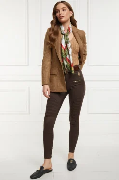 Holland Cooper Biker Jean Chocolate Hot