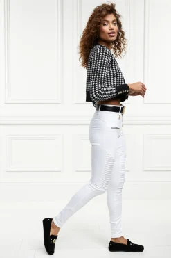 Holland Cooper Biker Jean Optic White Hot