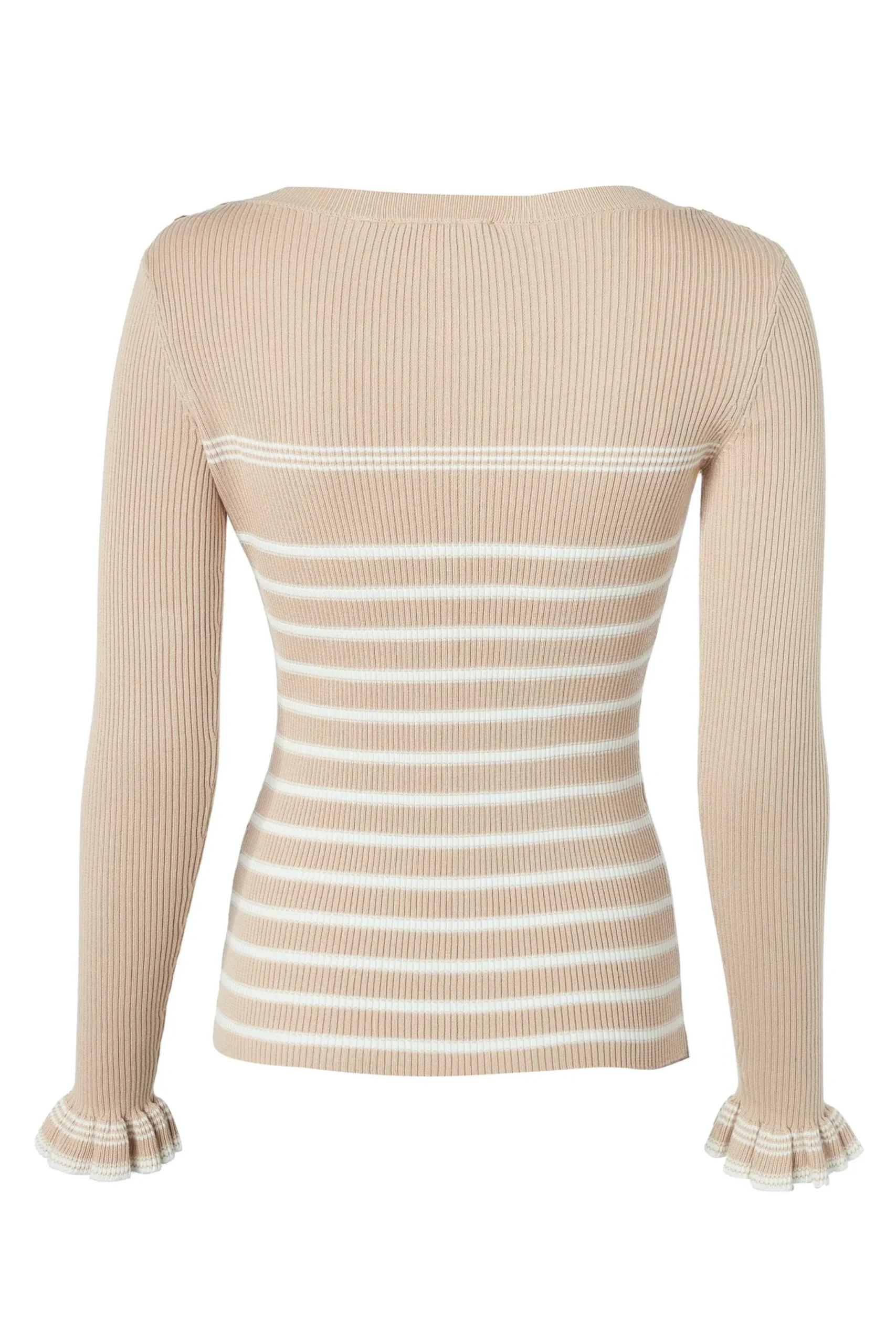 Holland Cooper Bretton Boat Neck Knit Light Camel Clearance