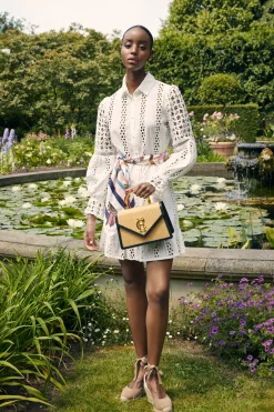 Holland Cooper Broderie Lace Dress Outlet