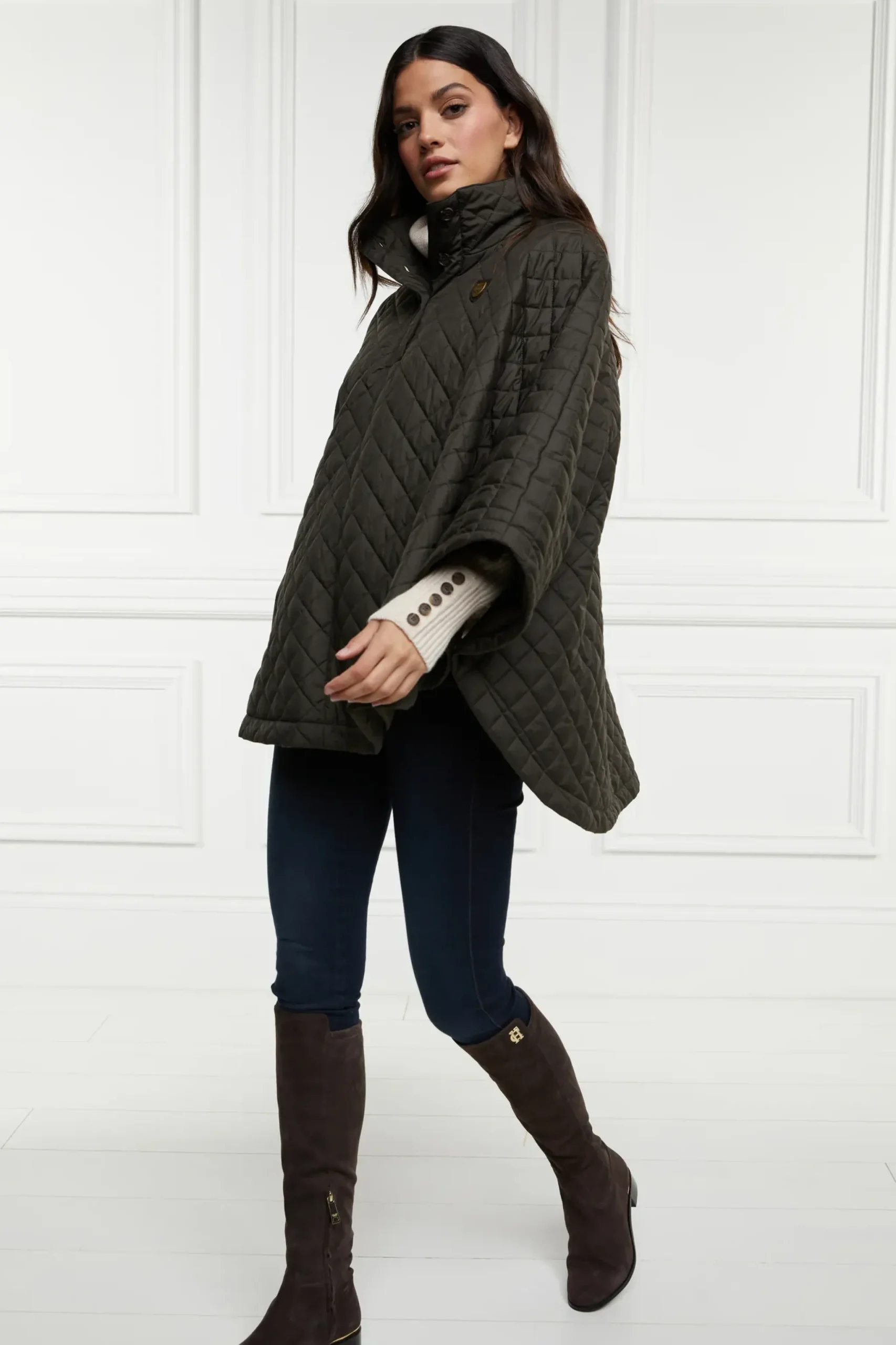 Holland Cooper Brooke Quilted Cape Sale