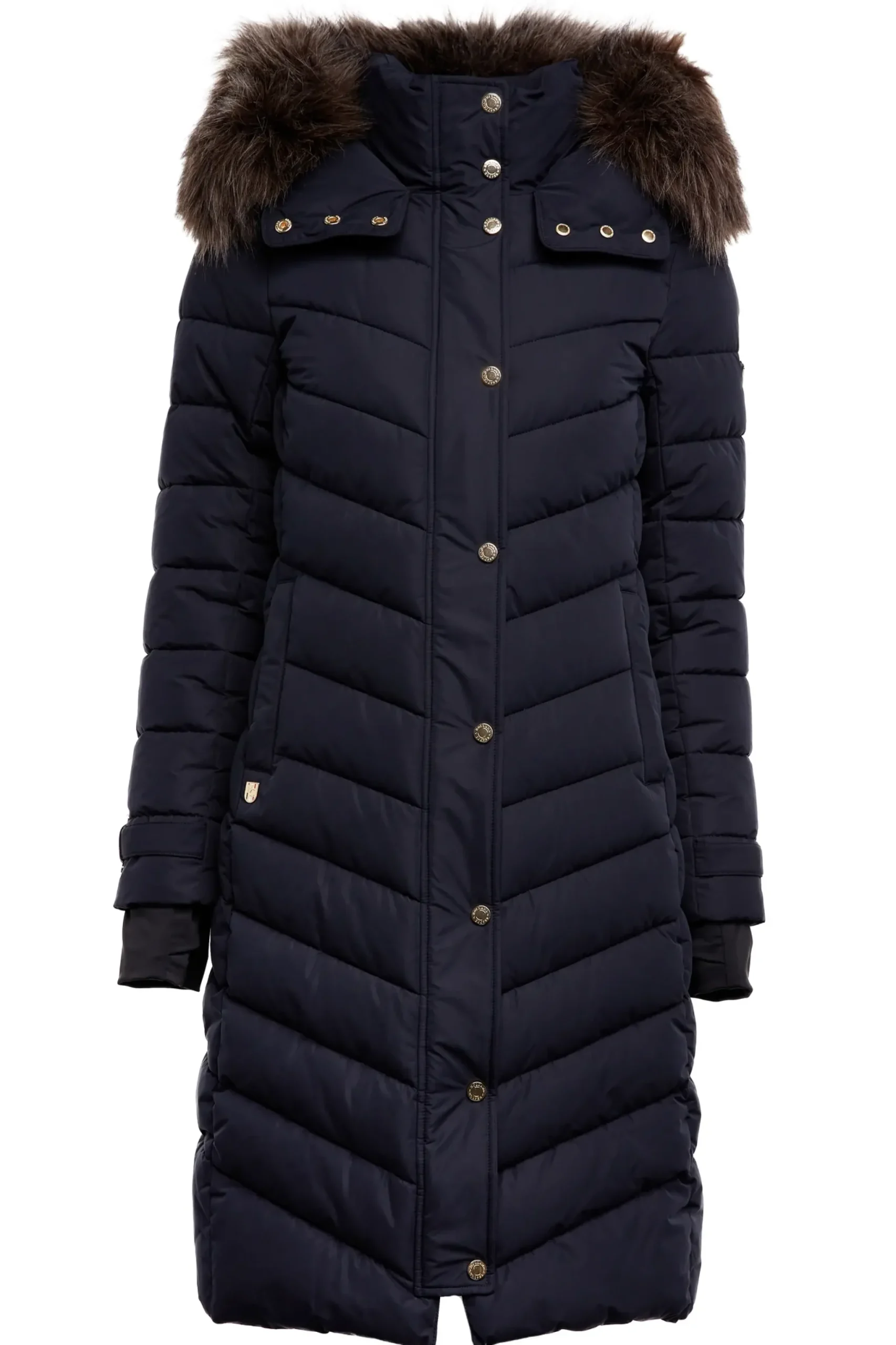 Holland Cooper Burghley Bobble Hat Ink Navy Hot