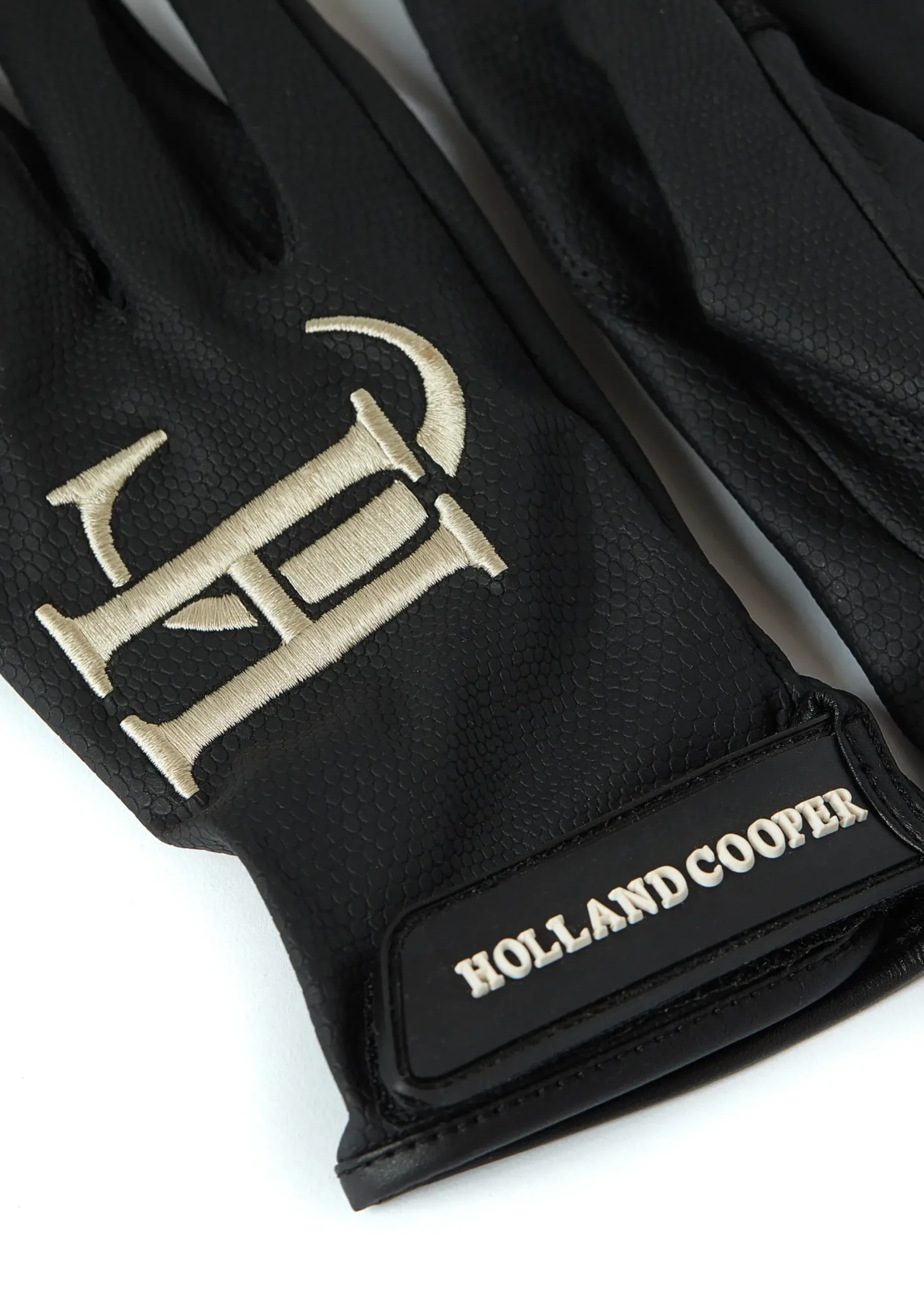 Holland Cooper Burghley Riding Gloves Black