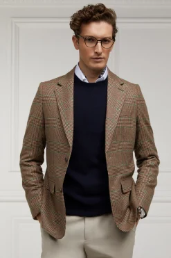Holland Cooper Byron Crew Neck Knit Navy Outlet