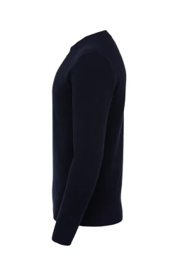 Holland Cooper Byron Crew Neck Knit Navy Outlet