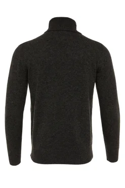 Holland Cooper Byron Roll Neck Knit Charcoal Sale