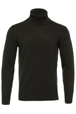 Holland Cooper Byron Roll Neck Knit Moss Online