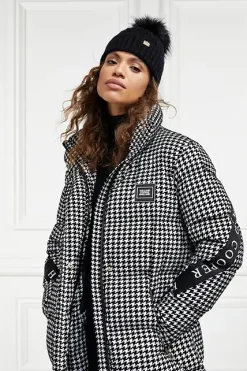 Holland Cooper Camden Longline Coat Houndstooth Discount
