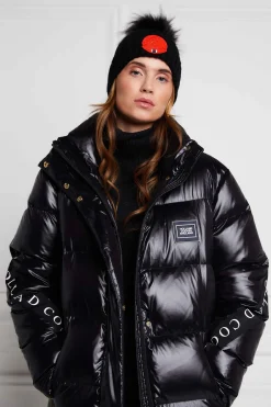 Holland Cooper Camden Longline Coat Black New