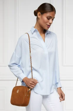 Holland Cooper Cameron Shirt Sky Stripe Hot