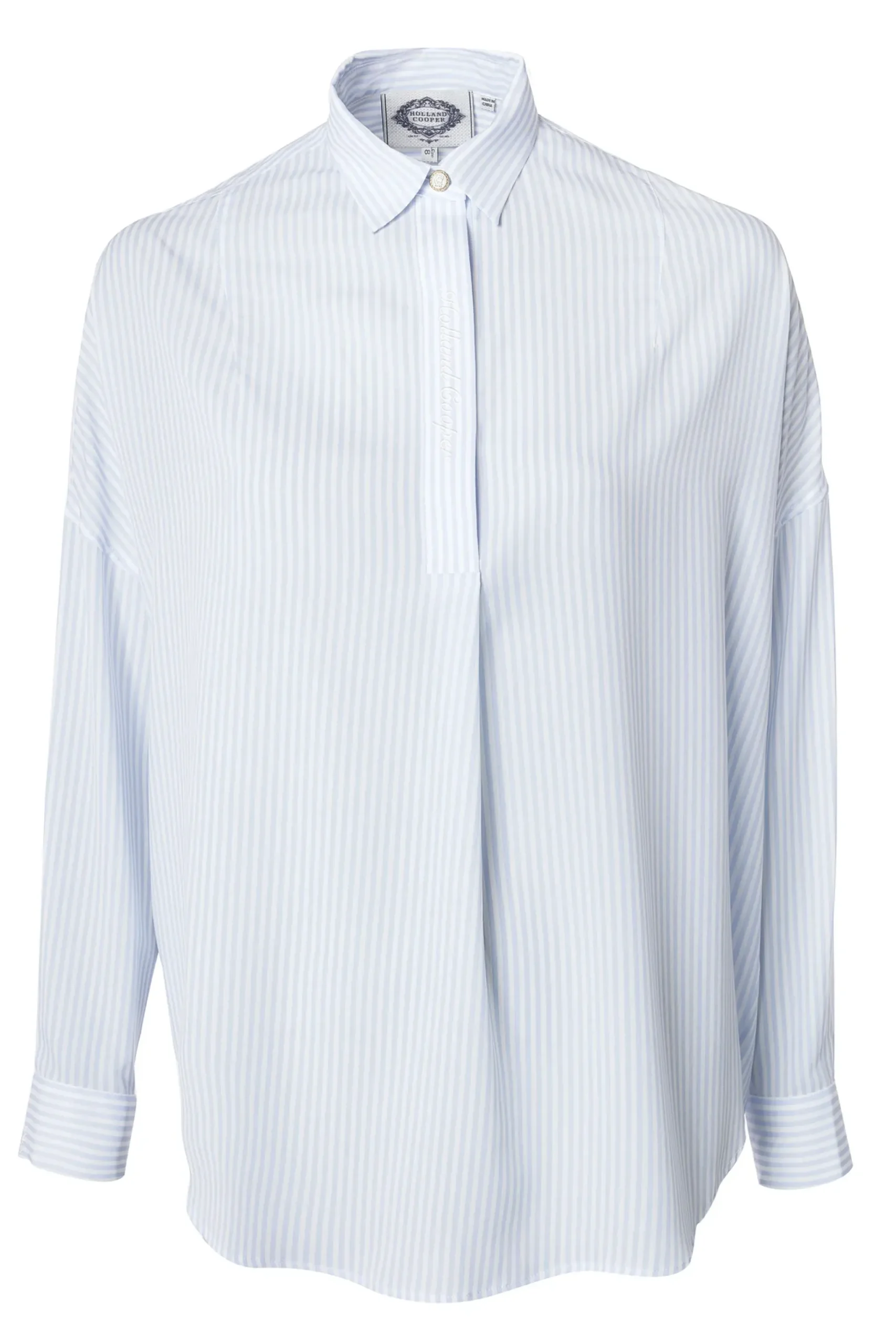 Holland Cooper Cameron Shirt Sky Stripe Hot