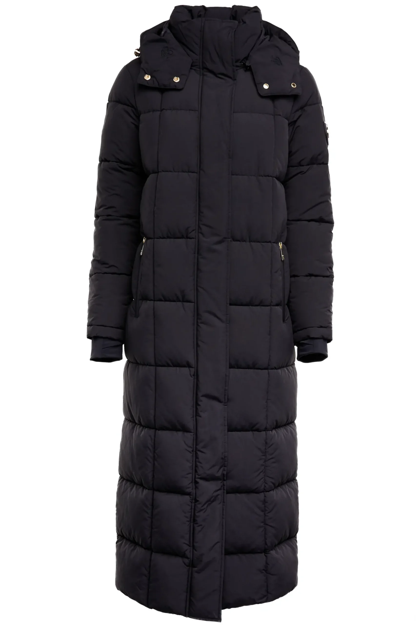 Holland Cooper Carrington Longline Coat Black