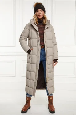 Holland Cooper Carrington Longline Coat Stone