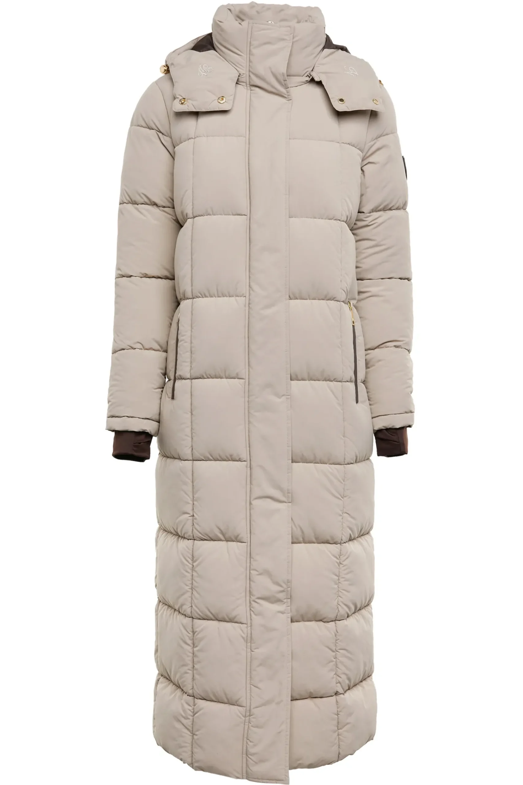 Holland Cooper Carrington Longline Coat Stone