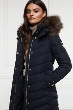 Holland Cooper Chamonix Coat Ink Navy Sale